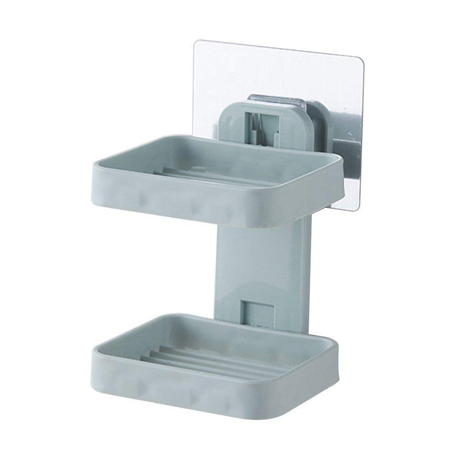 4762 Plastic Double Layer - Soap Stand, Holder, Wall Soap Box Sturdy Vacuum Dispenser Tray 4762 Plastic Double Layer - Soap Stand, Holder, Wall Soap Box Sturdy Vacuum Dispenser Tray